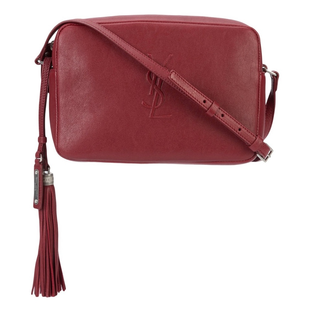 Saint Laurent Dark Red Leather Lou Camera bag - Picture 3 of 15